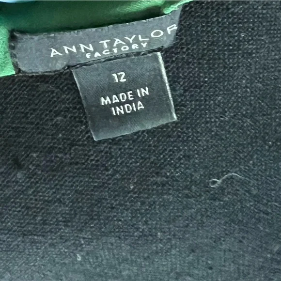 Ann Taylor Green Floral Mini Dress - Picture 8 of 8